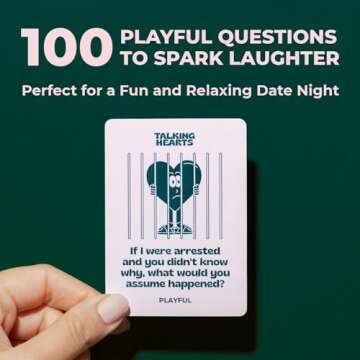 Talking Hearts Conversation Cards for Couples - 200 Questions