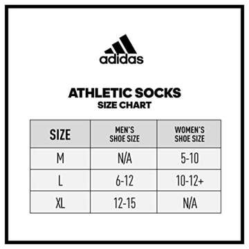 adidas Women's Athletic Cushioned Crew Socks (6-Pair) with arch compression, Alumina Beige/White/Wonder Beige,Medium