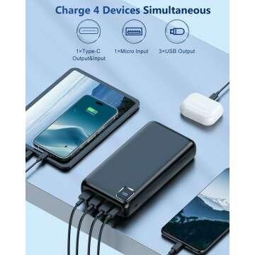 High-Capacity Portable Charger - 50000mAh Power Bank