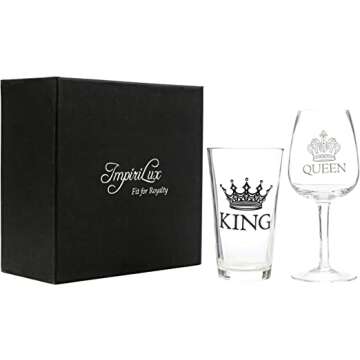 Royalty Beer & Wine Glasses