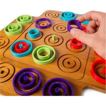 Award-Winning Otrio Wood Strategy Board Game