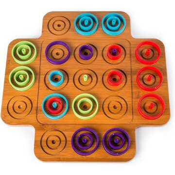 Award-Winning Otrio Wood Strategy Board Game