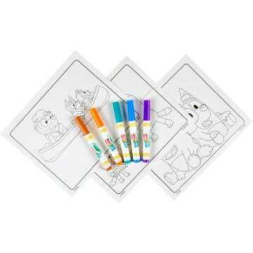 🎨 "Crayola Bluey Color Wonder Coloring Set for Toddlers: 18 Mess-Free Coloring Pages