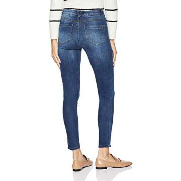 Democracy womens Absolution High Rise Ankle Jeans, Blue, 4 US