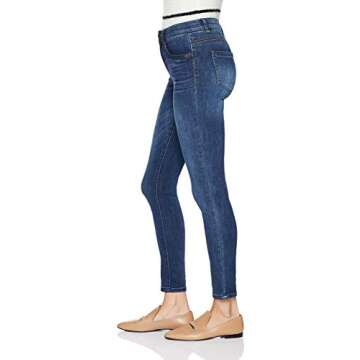 Democracy womens Absolution High Rise Ankle Jeans, Blue, 4 US