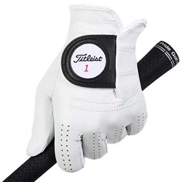 Titleist Players Men's Golf Glove Left Pearl , Cadet Small