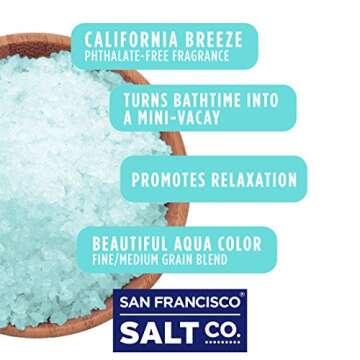 California Breeze Bath Salts 2 lb. Luxury Bag - San Francisco Salt Company