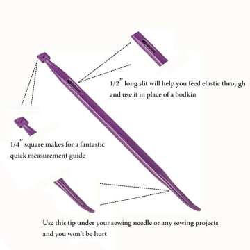 That Purple Thang Sewing Tools 5Pcs for Sewing Craft Projects Use Thread Rubber Band Tools by Windman