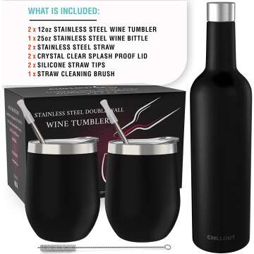 Stainless Steel Wine Tumblers