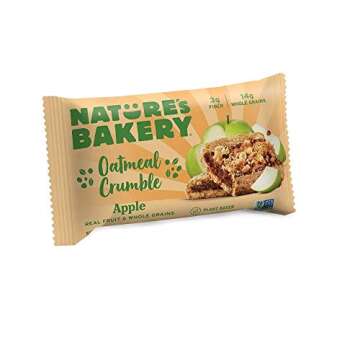 Nature's Bakery Oatmeal Crumble Apple Bars, 1.41 Oz, 6 Ct