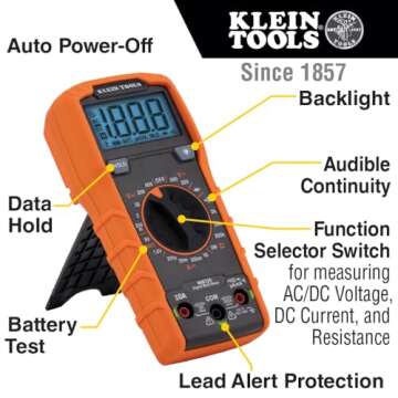 Klein Tools MM325 Digital Multimeter - 600V Testing