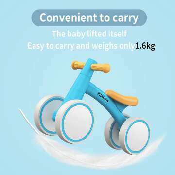 SEREED Baby Balance Bike for 1 Year Old - Gift Idea