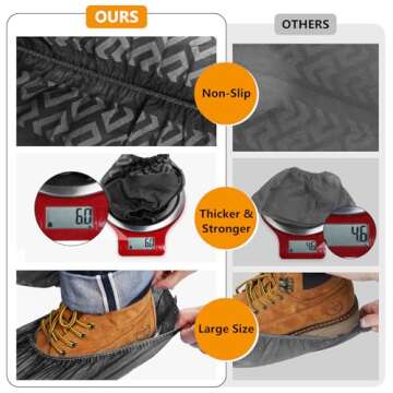 squish Shoe Covers Disposable Non Slip