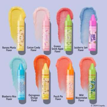 Lip Smacker Crayola Party Pack - 8 Fun Flavors