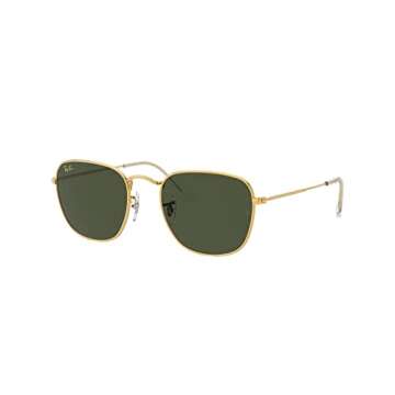 Ray-Ban RB3857 Frank Square Sunglasses, Legend Gold/G-15 Green, 51 mm