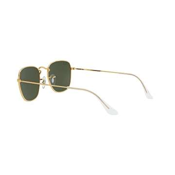 Ray-Ban RB3857 Frank Square Sunglasses, Legend Gold/G-15 Green, 51 mm