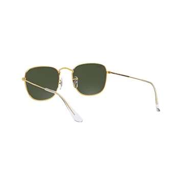 Ray-Ban RB3857 Frank Square Sunglasses, Legend Gold/G-15 Green, 51 mm