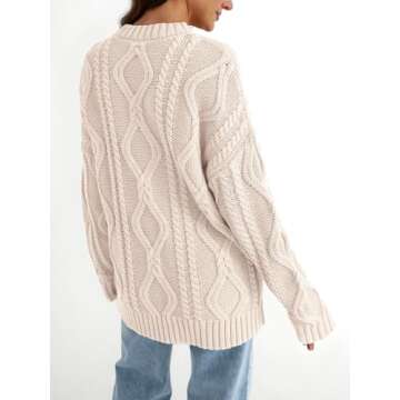 Plus Size Oversized Sweater for Fall 2024