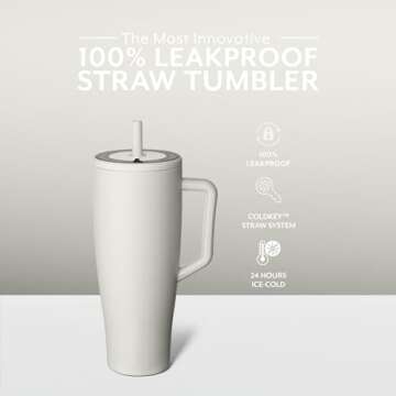 BrüMate Era 40 oz Tumbler with Handle | Leakproof Insulated Design