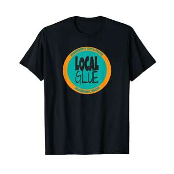 Local Glue Rockport Texas Community Collage T-Shirt