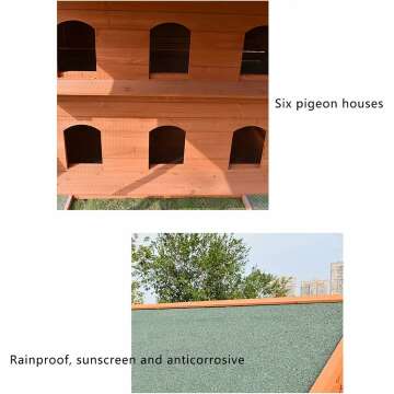 Large Outdoor Pigeon House Garden Birdcage Villa