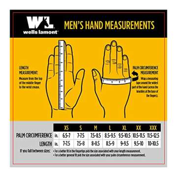 Wells Lamont Men's Work Gloves - Large Pack of 5