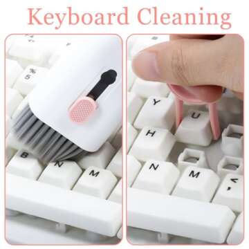 walrfid Laptop Keyboard Earbud Screen Cleaner Sprayer Kit for Airpods Pro MacBook iPad iPhone iPod, Electronics Airpod Cleaning Pen Brush Tool for PC TV Phone Computer Screens Cleaners Spray