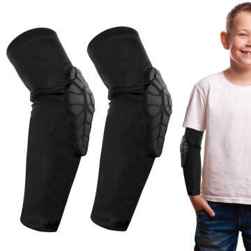 AceList Kids/Youth Sports Compression Knee & Elbow Pads – Protective Gear for All Sports