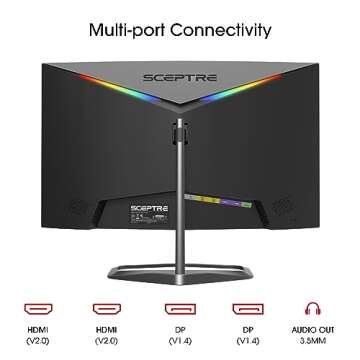 24.5" Curved Gaming Monitor 240Hz Refresh Rate