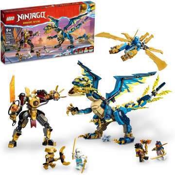 LEGO NINJAGO Elemental Dragon vs Empress Mech Set