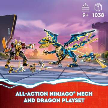 LEGO NINJAGO Elemental Dragon vs Empress Mech Set