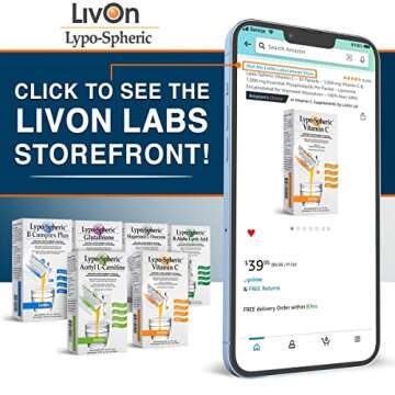 Lypo–Spheric B Complex Plus – 30 Packets – 195 mg B Vitamins, Minerals & Cinnamon Per Packet – Liposome Encapsulated for Improved Absorption – 100% Non–GMO