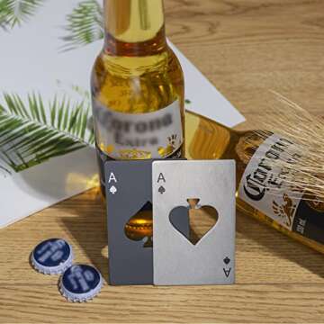 Wine Bottle Opener Set - Credit Card Size & Stylish