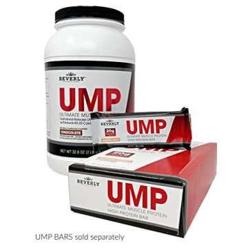 Beverly International UMP Protein Powder, Chocolate. Unique Whey-Casein Ratio Builds Lean Muscle. Easy to Digest. No Bloat. (32.8 oz) 2lb .8 oz