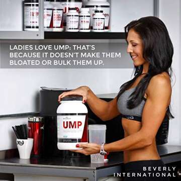 Beverly International UMP Protein Powder, Chocolate. Unique Whey-Casein Ratio Builds Lean Muscle. Easy to Digest. No Bloat. (32.8 oz) 2lb .8 oz