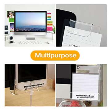 Stylish Monitor Memo Boards for Effective Organization