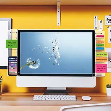 Stylish Monitor Memo Boards for Effective Organization