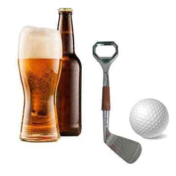 HYYF Golf Club Bottle Opener,Golfer Beer Novelty Item for The Golf Lover and Beer Enthusiast，Made From Zinc Alloy-100g