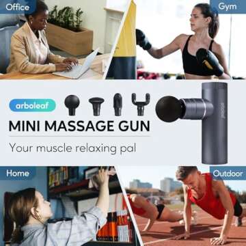 Arboleaf Mini Massage Gun with Heat & Cold Therapy