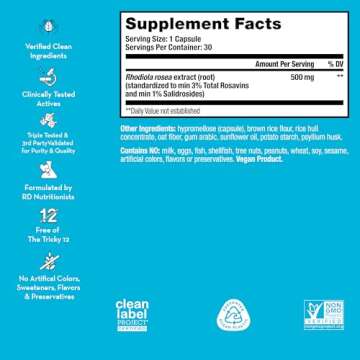 HUM Big Chill - Calming Supplement with Rhodiola Rosea for Stress & Mood Support - Balances Adrenal Health for Improved Stress Response (30-Count)