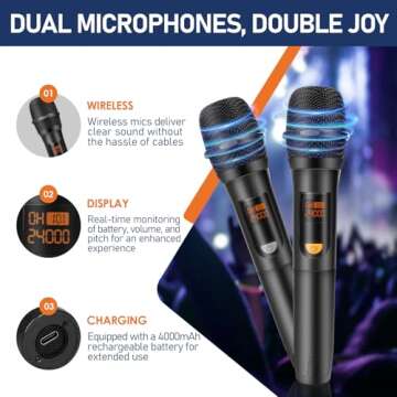 Best Karaoke Machine for Adults with Dual Mics