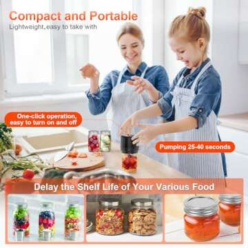 Mason Jar Vacuum Sealer for Easy Food Preservation