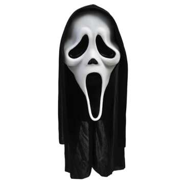 Adult Scream Mask for Halloween & Cosplay Fun