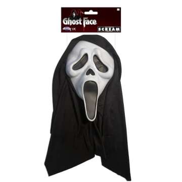 Adult Scream Mask for Halloween & Cosplay Fun