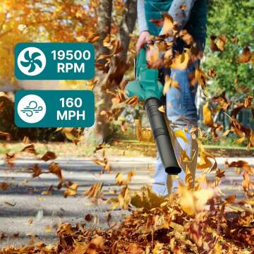 Cordless Leaf Blower with Dual 20V Batteries