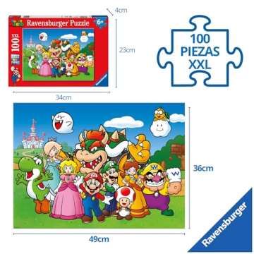 Super Mario 100 Piece Jigsaw Puzzle for Kids