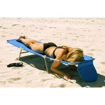 Ostrich Chaise Lounge Beach Chair for Adults