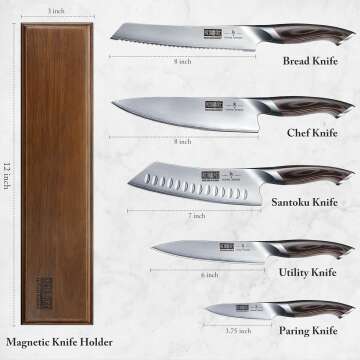 Premium Nakiri Knife Set | Ergonomic Design & AUS-10 Steel