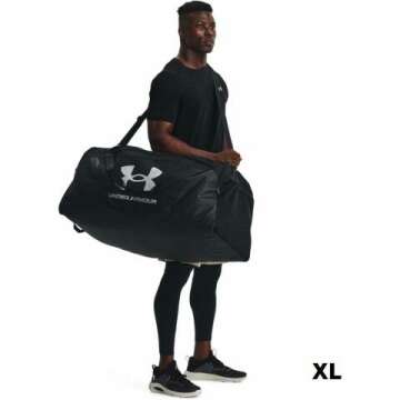 Under Armour Unisex-Adult Undeniable 5.0 Duffle , Black (001)/Metallic Silver , Medium