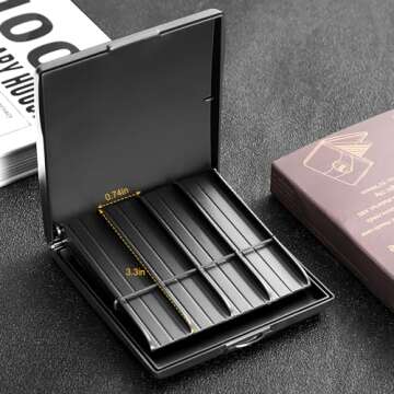 SUEWIO Clarinet Reed Case - Store Up to 8 Reeds Safely